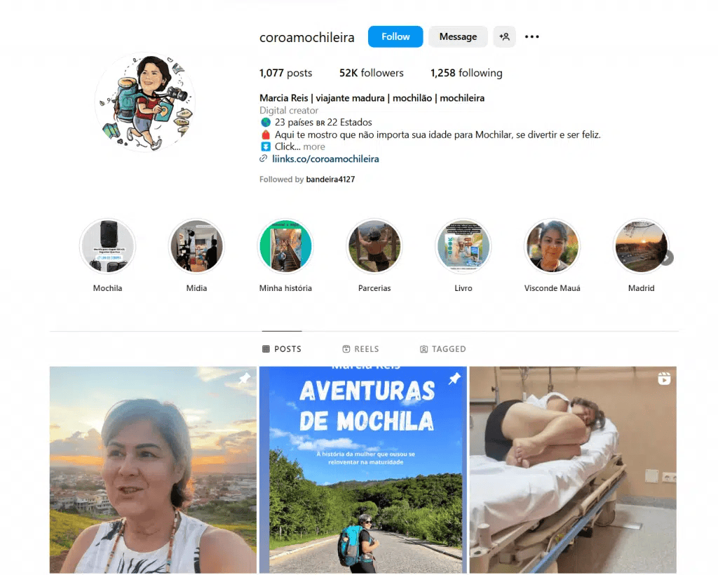 Coroa Mochileira: Inspirando Viagens Após os 50 Anos